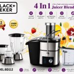 آبمیوه‌گیری ۴ کاره BLACK+DECKER مدل BD112